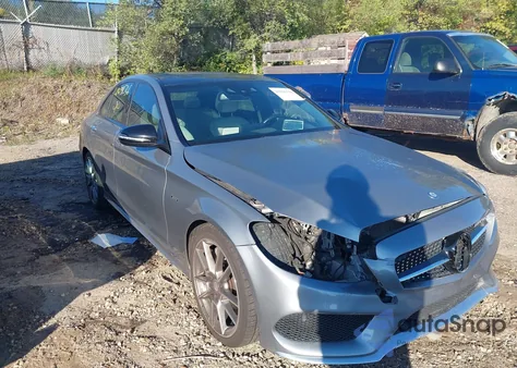 2016 Mercedes-Benz C 450 Amg 4Matic из США, поврежденный, VIN 55SWF6EB0GU143417